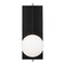 Visual Comfort Modern Collection Sean Lavin Orbel LED Wall Sconce in Black by Visual Comfort Modern 700WSOBLB-LED930