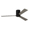 Visual Comfort Fan Collection Visual Comfort Fan Collection Rozzen 44 Hugger Aged Pewter Ceiling Fan Without Light 3RZHR44AGP