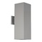 Progress Lighting Square LED Outdoor Wall Mount in Metallic Gray by Progress Lighting P5644-82-30K