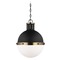 Visual Comfort Studio Collection Visual Comfort Studio Hanks Midnight Black / Satin Brass LED Pendant Light with Bowl / Dome Shade 6577101EN3-112