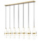 Z-Lite Z-Lite Cayden Modern Gold Multi-Light Pendant with Cylindrical Shade 1946P-7L-MGLD