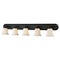 Z-Lite Lagoon Matte Black Bathroom Light by Z-Lite 703-5V-MB