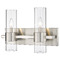 Z-Lite Lawson Brushed Nickel Bathroom Light by Z-Lite 343-2V-BN