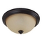 Generation Lighting Geary 10.50-Inch Flush Mount in Bronze by Generation Lighting 77063-710