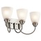 Kichler Lighting Jolie 20.25-Inch Vanity Light in Brushed Nickel by Kichler Lighting 45639NI