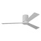 Visual Comfort Fan Collection Visual Comfort Fan Collection Rozzen 52 Hugger Matte White Ceiling Fan Without Light 3RZHR52RZW