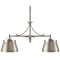 Visual Comfort Signature Collection E.F. Chapman Sloane Shop Light in Antique Nickel by Visual Comfort Signature CHC5102ANAN