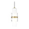 Z-Lite Z-Lite Cayden Modern Gold Mini-Pendant Light with Cylindrical Shade 1946P-MGLD
