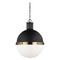 Visual Comfort Studio Collection Hanks Large Midnight Black & Satin Brass Pendant by Visual Comfort Studio 6677101-112