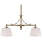 Visual Comfort Signature Collection E.F. Chapman Sloane Shop Light in Antique Brass by Visual Comfort Signature CHC5102ABL