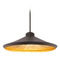 Modern Forms by WAC Lighting Alfa 24-Inch LED Pendant in Gold Leaf & Bronze by Modern Forms PD-90324-BZ/GL