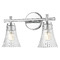 Z-Lite Z-Lite Belle Chrome Bathroom Light 7519-2V-CH