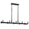 Kichler Lighting Erzo 10-Light Linear Chandelier in Black by Kichler Lighting 52614BK