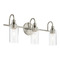 Kichler Lighting Kavi 3-Light Bath Light in Brushed Nickel by Kichler Lighting 55211NI