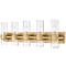 Z-Lite Lawson Rubbed Brass Bathroom Light by Z-Lite 343-5V-RB