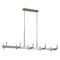 Kichler Lighting Erzo 10-Light Linear Chandelier in Satin Nickel by Kichler Lighting 52614SN