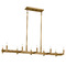Kichler Lighting Erzo 10-Light Linear Light in Natural Brass by Kichler Lighting 52614NBR