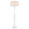 Currey and Company Lighting Currey and Company Monica White Floor Lamp with Empire Shade 8000-0153