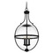 Quoizel Lighting Quoizel Lighting Chicago Matte Black Pendant Light with Globe Shade QP6169MBK