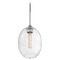 Satco Lighting Aria Polished Nickel Pendant with Oval Shade by Satco Lighting 60/7036