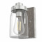 Hunter Fan Company Hunter Fan Company Devon Park Brushed Nickel & Grey Wood Sconce 48016