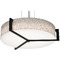 AFX Lighting Afx Lighting Apex Satin Nickel LED Pendant Light with Drum Shade APP2432L5AJUDES-JT