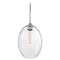 Satco Lighting Aria Polished Nickel Pendant with Oval Shade by Satco Lighting 60/7037