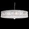 Schonbek Lighting Schonbek Worldwide Lighting Plaza Polished Stainless Steel Pendant Light with Drum Shade 6674R