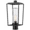 Z-Lite Sheridan Black Post Light by Z-Lite 594PHMR-BK