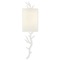 Currey and Company Lighting Currey and Company Baneberry Gesso White Sconce 5000-0148