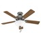 Hunter Fan Company 44-Inch Swanson Fan in Matte Silver by Hunter Fan Company 50904
