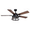 Vaxcel Lighting Vaxcel Lighting Elburn Black LED Ceiling Fan with Light F0094