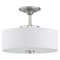 Progress Lighting Inspire LED Brushed Nickel LED Semi-Flush Mount by Progress Lighting P350134-009-30