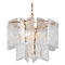 Corbett Lighting Corbett Lighting Piemonte Gold Leaf Chandelier 244-44-GL