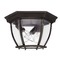 Capital Lighting Outdoor Old Bronze Flush Mount by Capital Lighting 9802OB