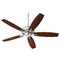 Quorum Lighting Breeze Satin Nickel Ceiling Fan Without Light by Quorum Lighting 7052-65