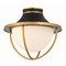 Crystorama Lighting Crystorama Lighting Atlas Matte Black, Textured Gold Flush Mount ATL-700-MK-TG