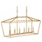 Hinkley Stinson 6-Light Distressed Brass Chandelier by Hinkley Lighting 3539DA