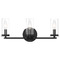 Designers Fountain Lighting Designers Fountain Hudson Heights Matte Black Bathroom Light D268C-3B-MB