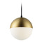 ET2 Lighting Half Moon Medium LED Pendant in Metallic Gold by ET2 Lighting E20361-92MG