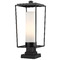 Z-Lite Sheridan Black Post Light by Z-Lite 595PHBS-SQPM-BK