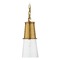 Visual Comfort Signature Collection Thomas OBrien Robinson Small Pendant in Brass by Visual Comfort Signature TOB5751HABCG