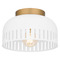 Quoizel Lighting Quoizel Lighting Keagan Matte White Flushmount Light QFL6208W