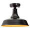 Vaxcel Lighting Vaxcel Lighting Dorado Dark Bronze & Light Gold Close To Ceiling Light T0570