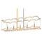 Quoizel Lighting Quoizel Lighting Brinkman Matte White & Brushed Weathered Brass Island Light BNK542W