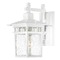 Nuvo Lighting Seeded Glass Outdoor Wall Light White by Nuvo Lighting 60/4951