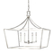 Visual Comfort Studio Collection Chapman & Meyers 28-Inch Southold Polished Nickel Linear Hanging Lantern by Visual Comfort Studio CC1044PN