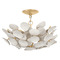 Corbett Lighting Corbett Lighting Aimi Vintage Gold Leaf Semi-Flushmount Light 356-21-VGL