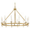 Hinkley Hinkley Copley Lacquered Brass LED Chandelier 47476LCB
