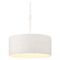 Minka Lavery Minka Lavery Lodelle Matte White Pendant Light with Drum Shade 1805-44B